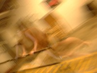 skateboarding in the alley